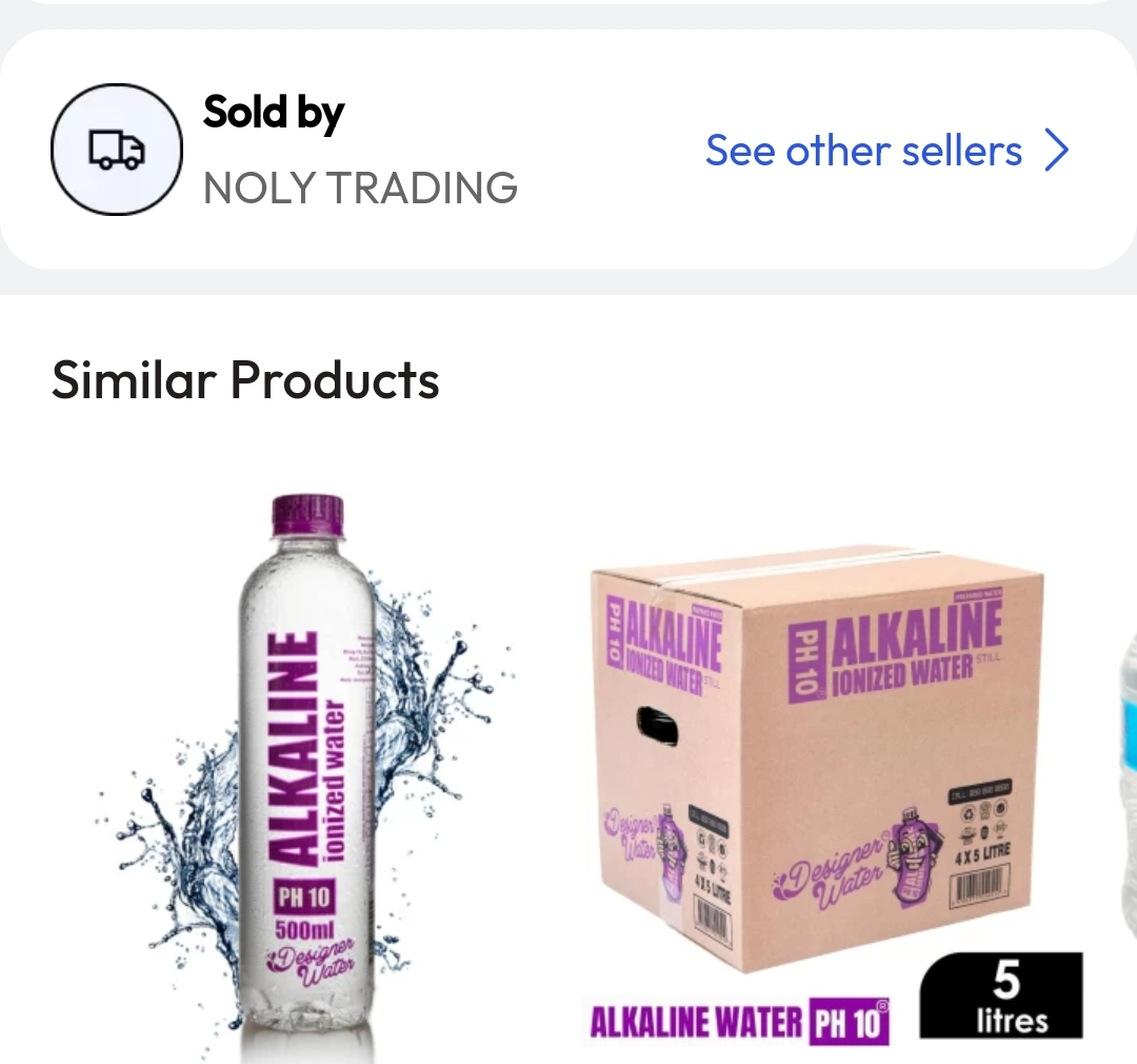 Alkaline PH10 bottled water