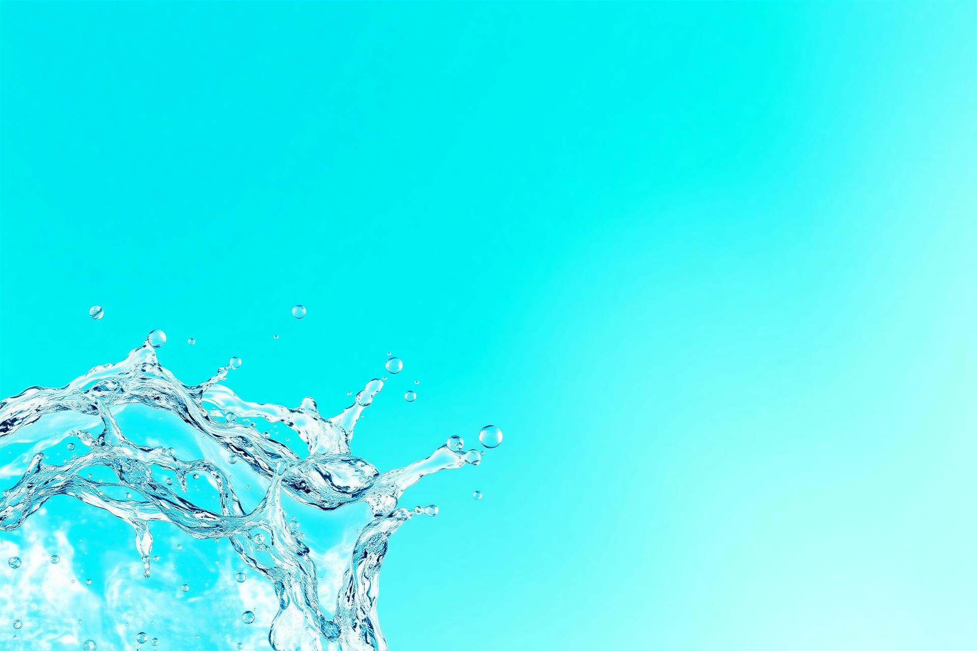 Fresh water splash
